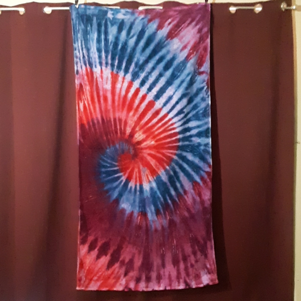 Homemade Tiedye towel
